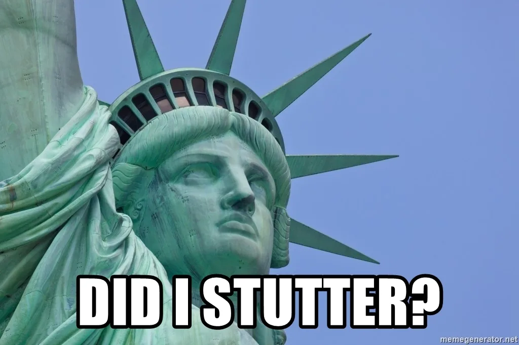 Statue of Liberty meme