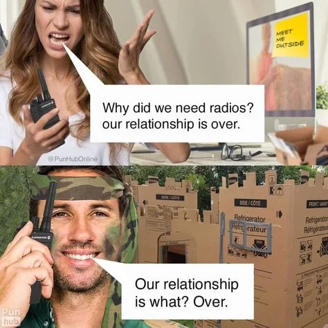 breaking up meme