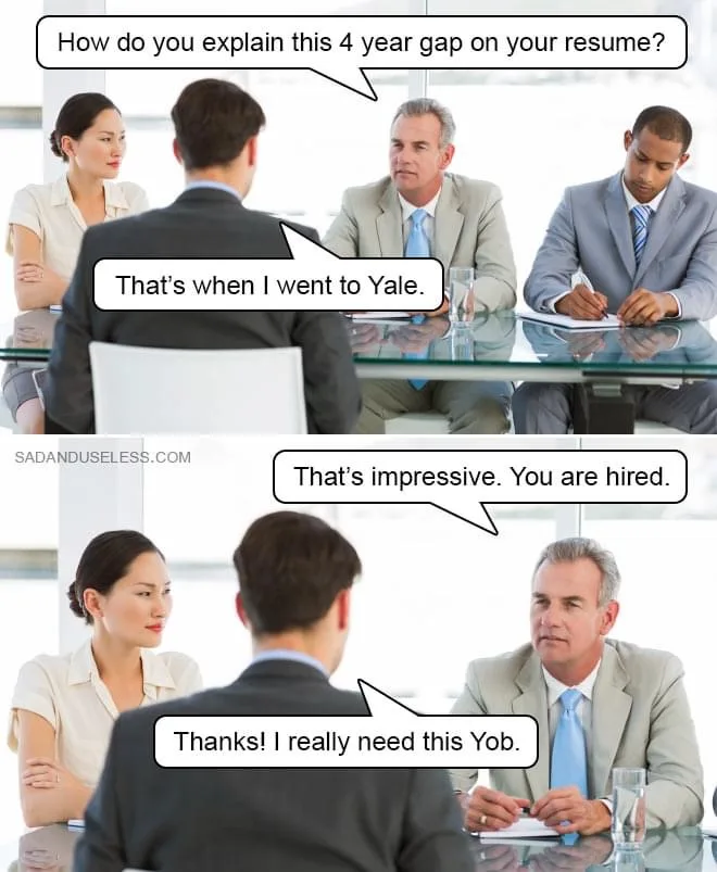 Yale University meme