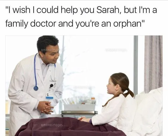 orphan meme