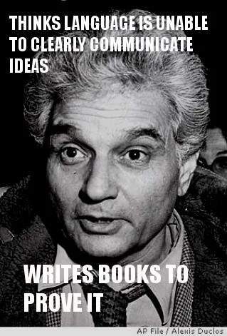 Jacques Derrida meme