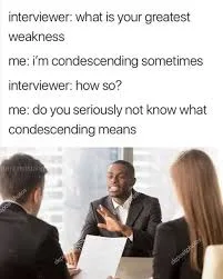 condescension meme