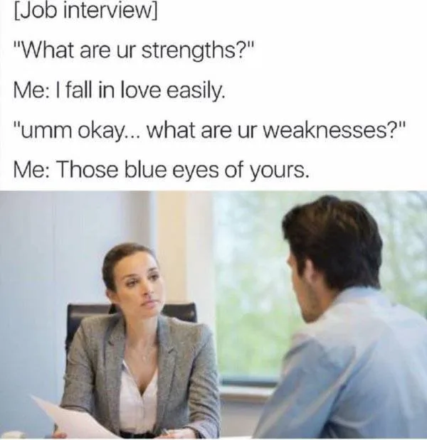 job interview meme