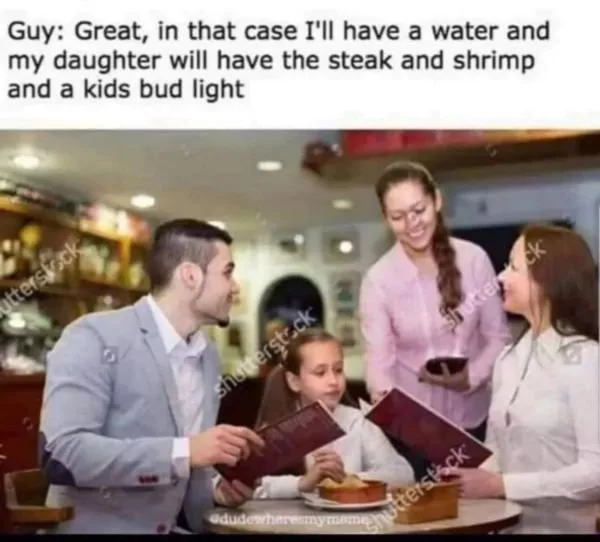 restaurant meme