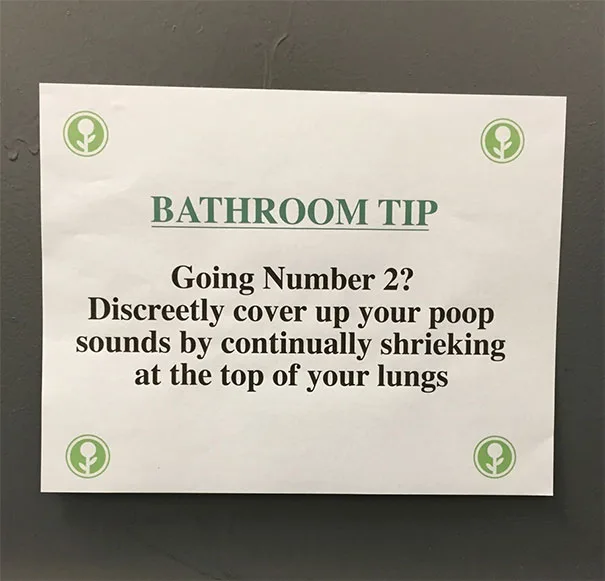 bathroom meme