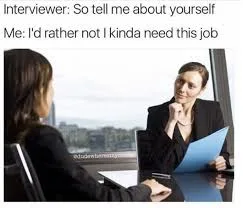 job interview meme