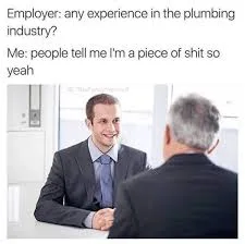 plumber meme