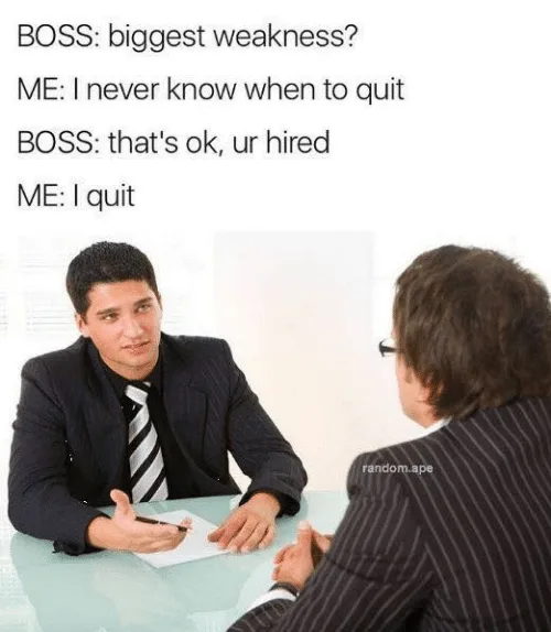 quitting meme