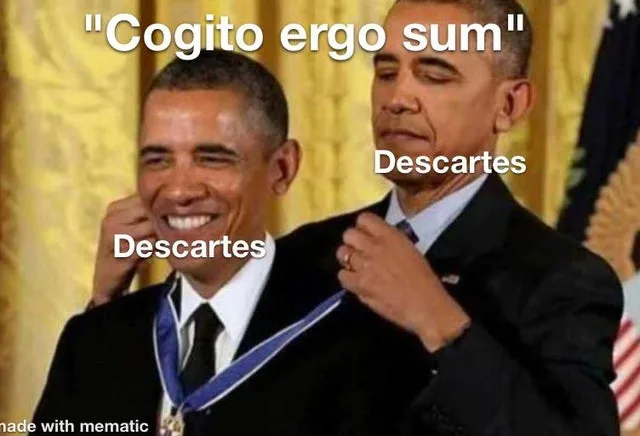 Rene Descartes meme