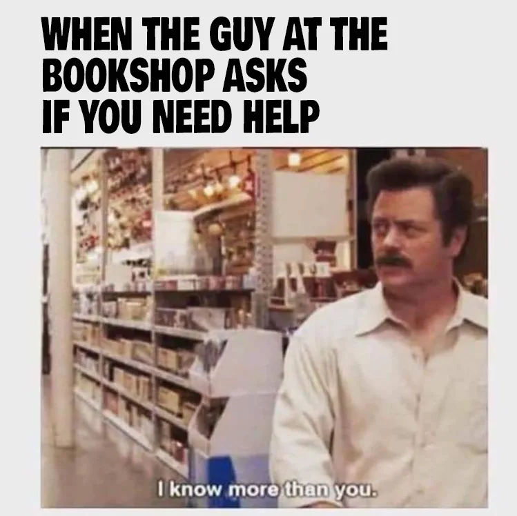 bookstore meme