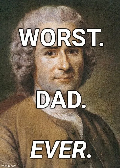 Jean-Jacques Rousseau meme