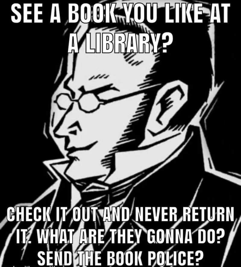 library meme