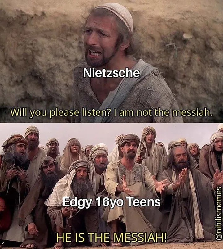 Friedrich Nietzsche meme