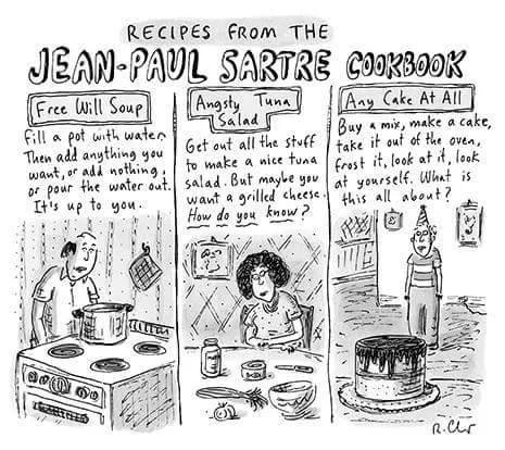 Jean-Paul Sartre meme