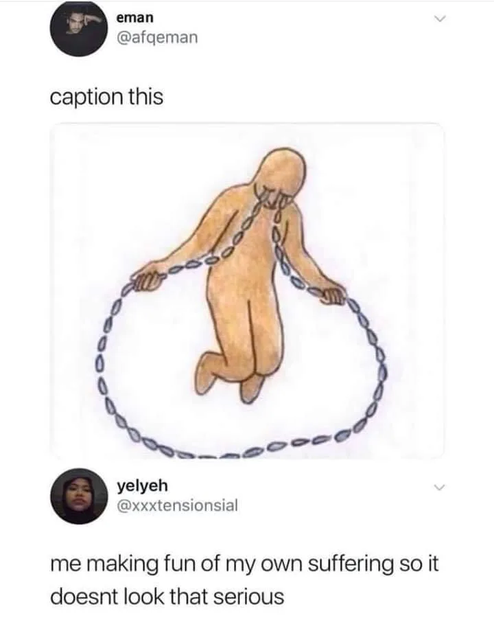 suffering meme