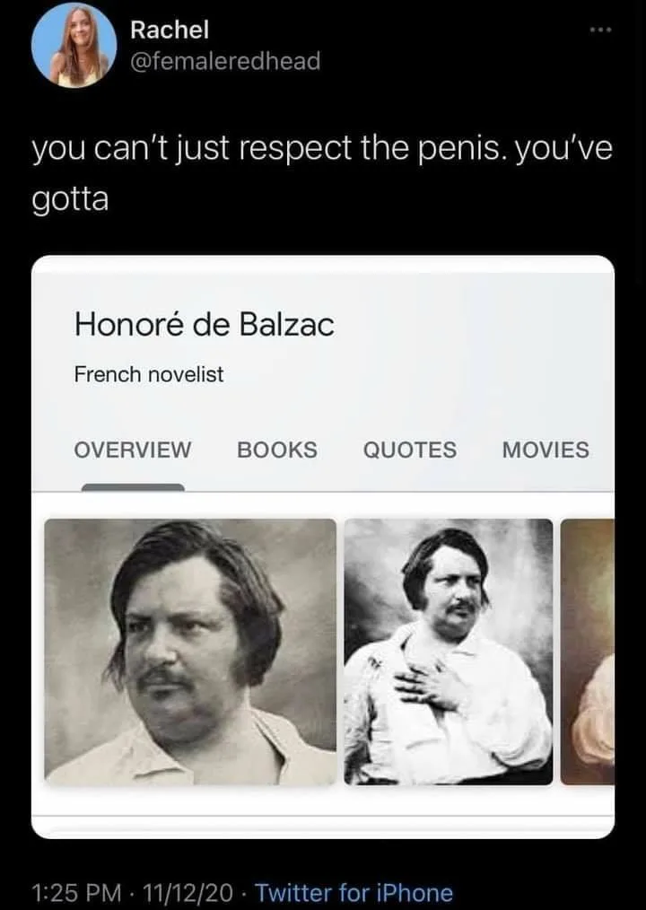 Honore de Balzac meme