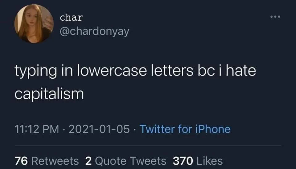 lowercase letter meme