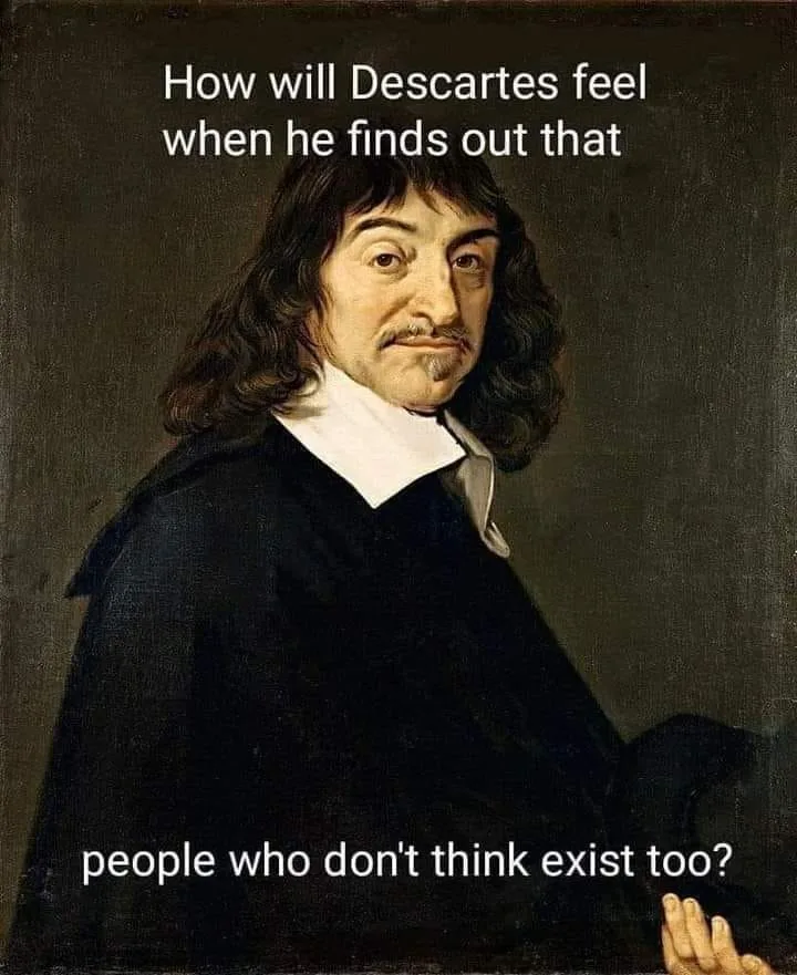 Rene Descartes meme