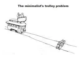minimalism meme