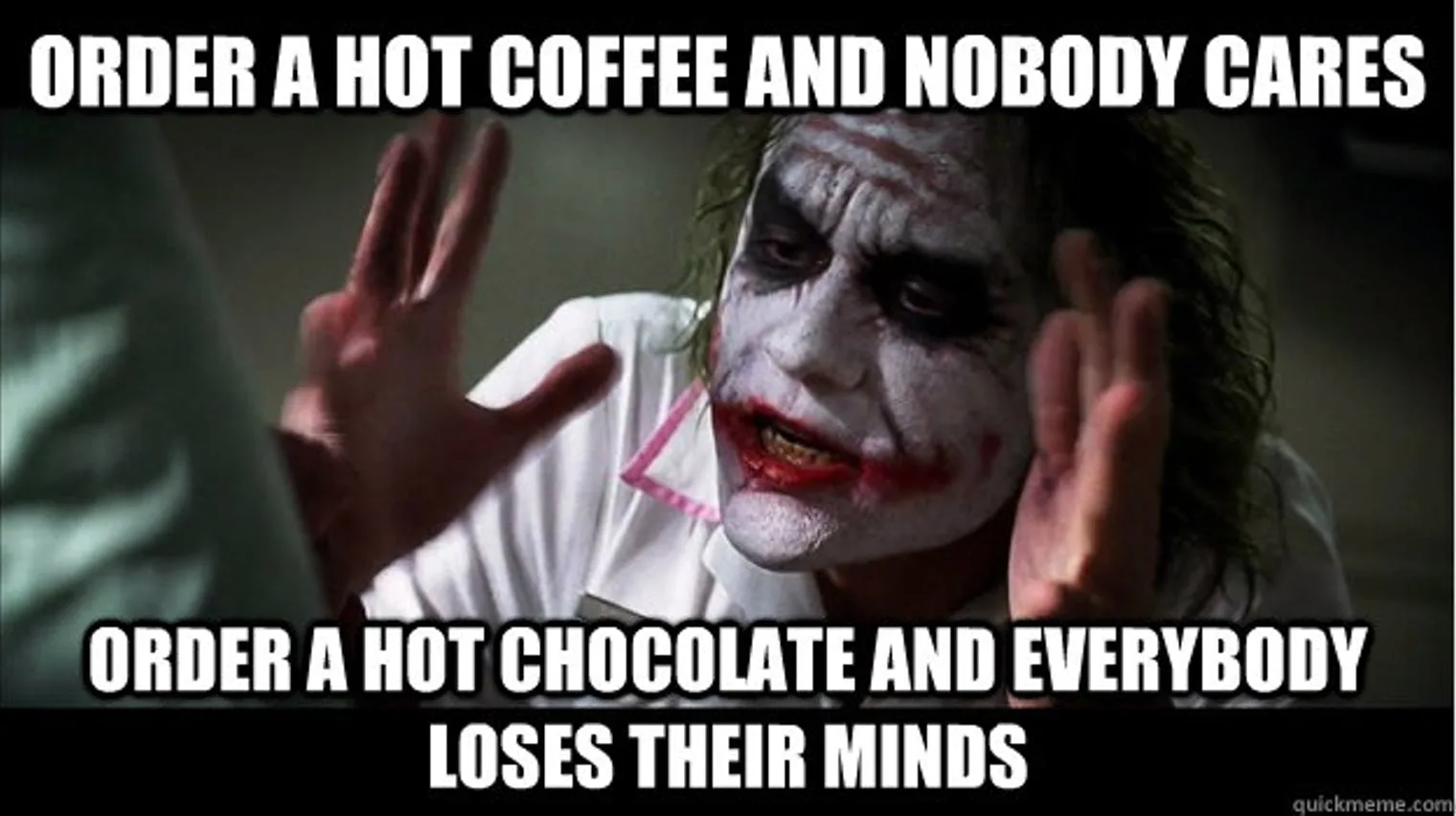 hot chocolate meme