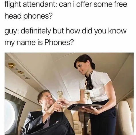 flight attendant meme