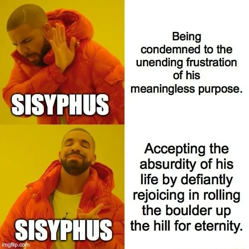 sisyphus meme