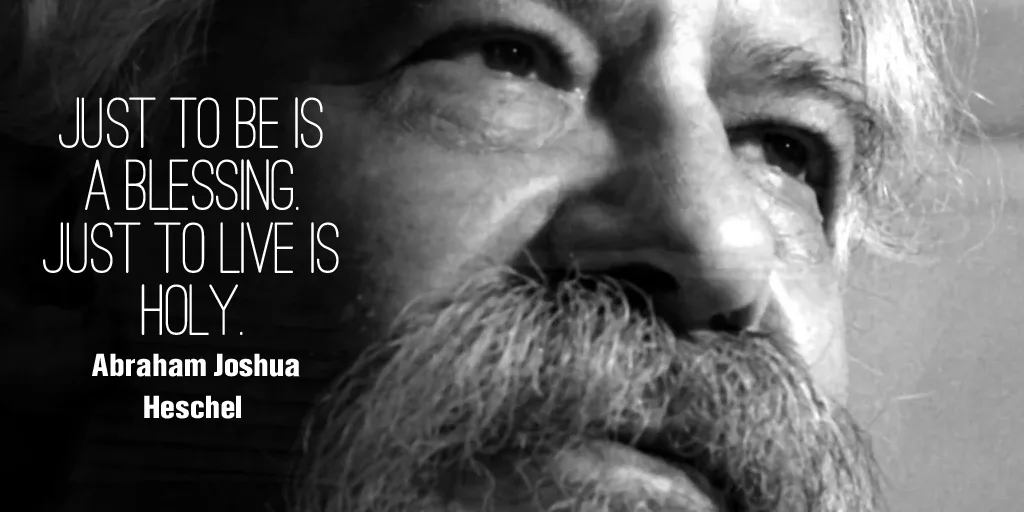 Abraham Joshua Heschel meme