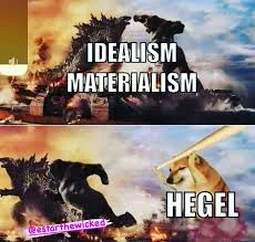 materialism meme