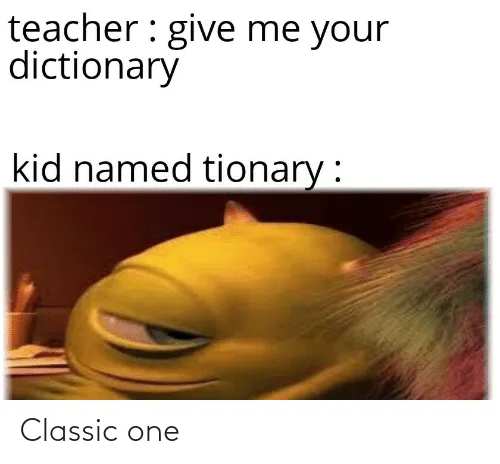 dictionary meme