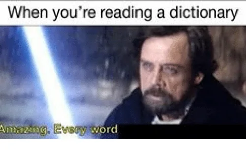 dictionary meme