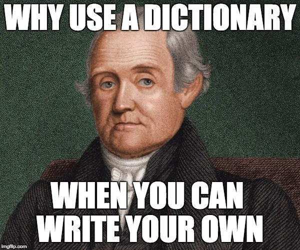 dictionary meme