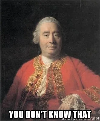 David Hume meme