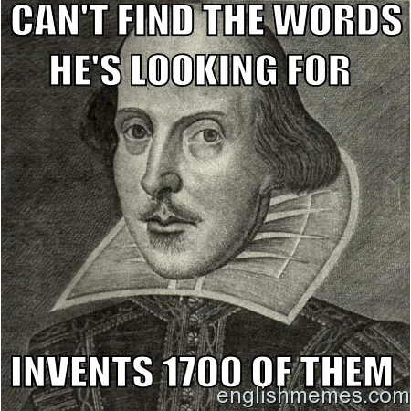 William Shakespeare meme