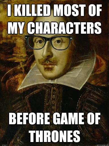 William Shakespeare meme
