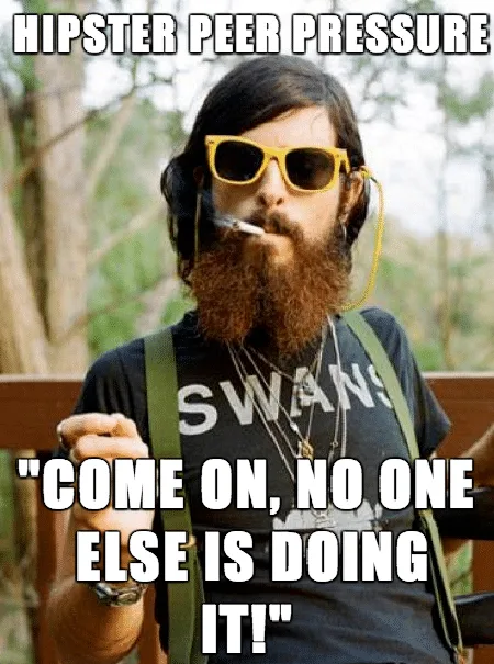 hipster meme