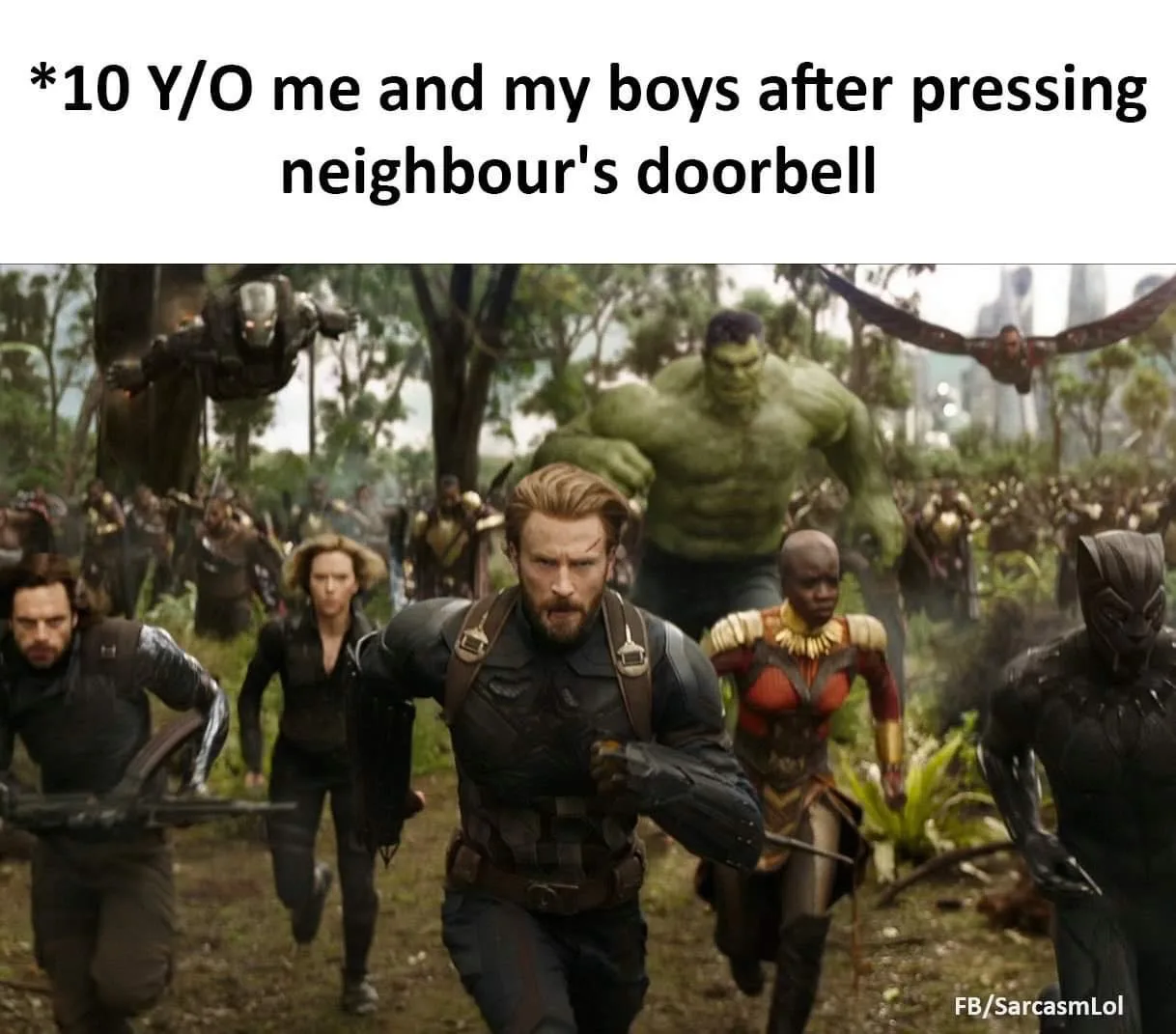 ding dong ditching meme