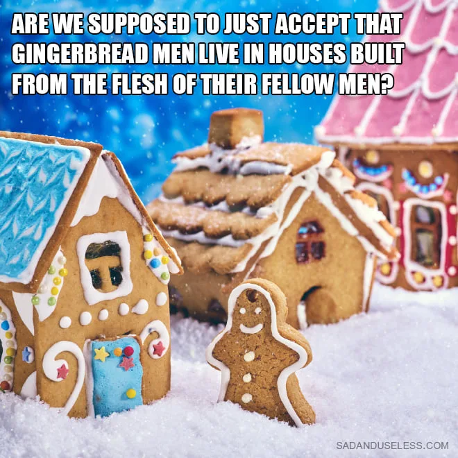 gingerbread house meme