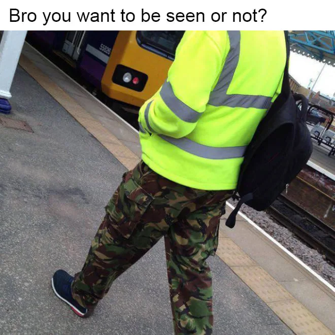 camouflage meme