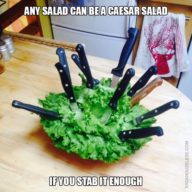 caesar salad meme
