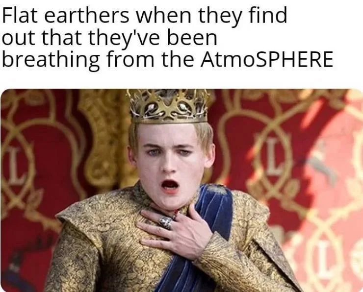 flat earth meme