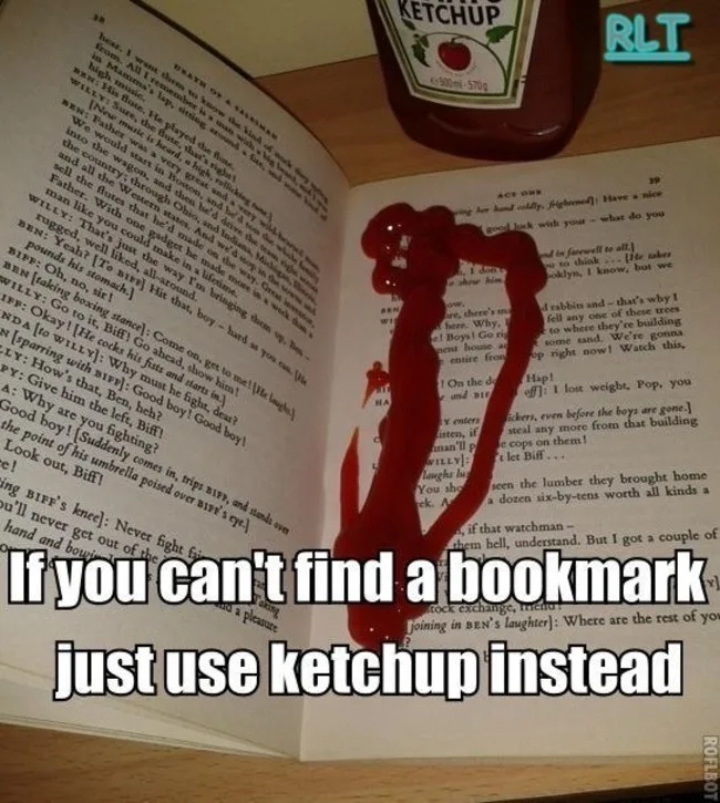 bookmark meme