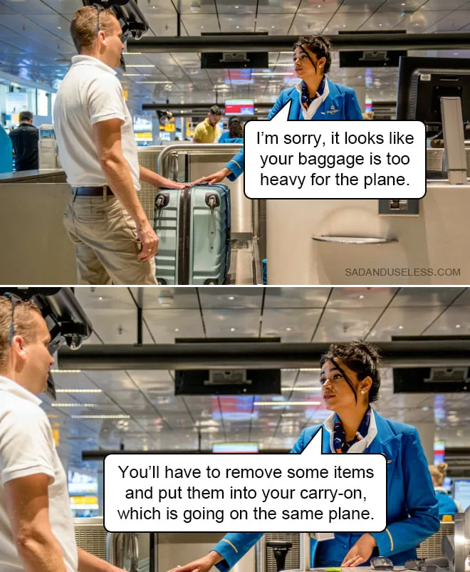 luggage meme