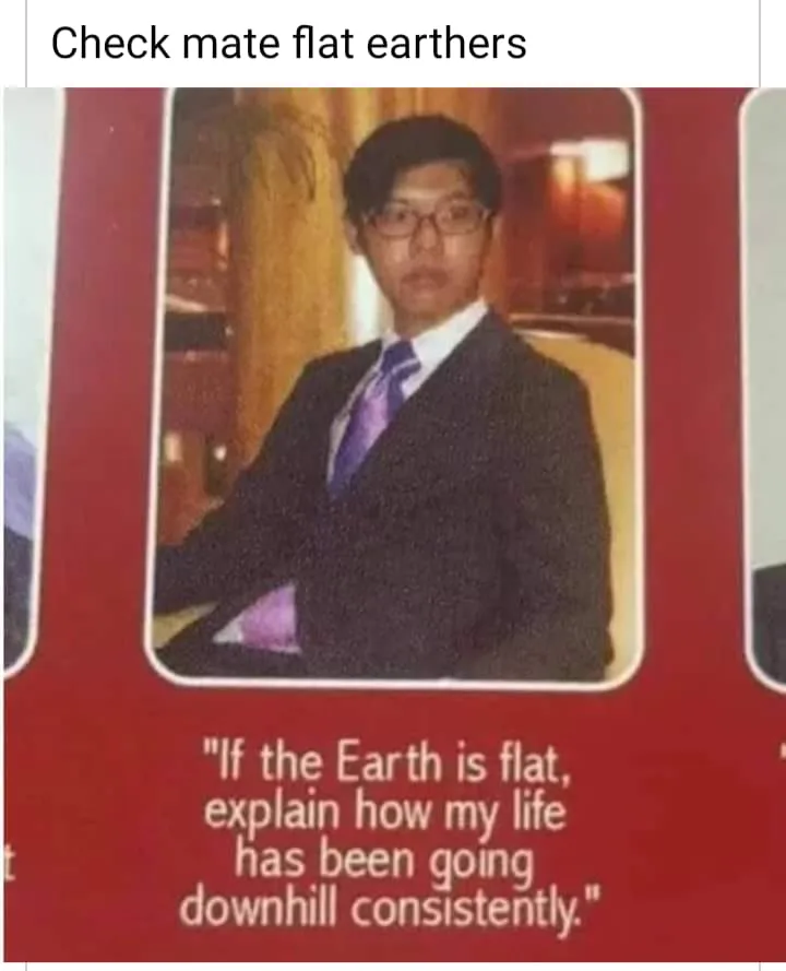 flat earth meme