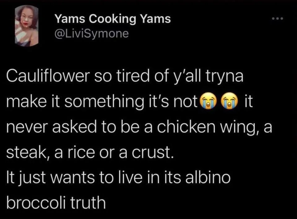 cauliflower meme