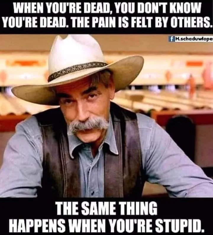 stupidity meme