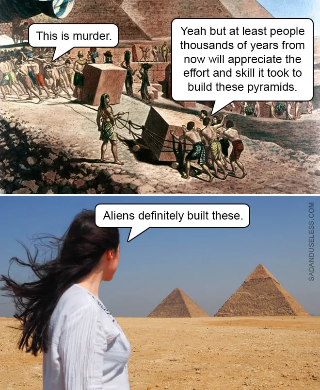 pyramid meme