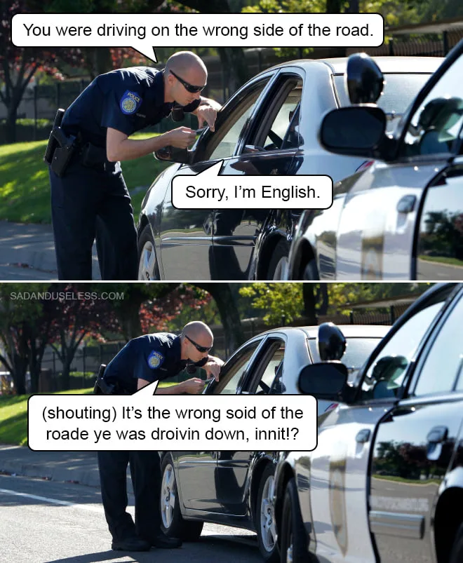 getting pulled over meme