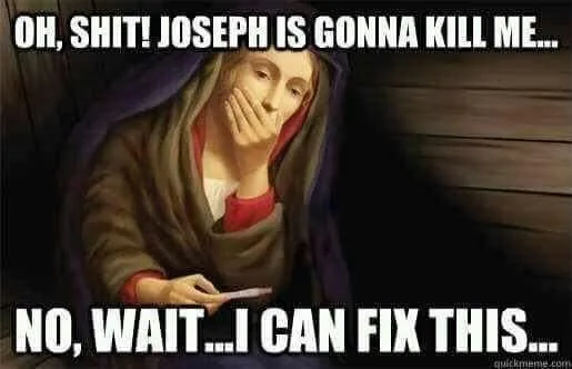 virgin birth meme