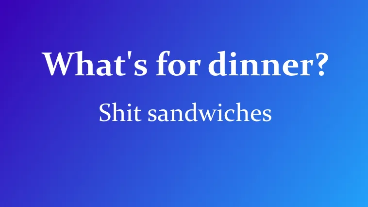 dinner meme