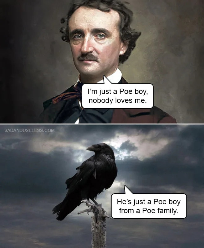 Edgar Allan Poe meme